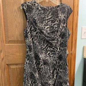 Ann Taylor Knee Length Dress, Sleeveless Size 8